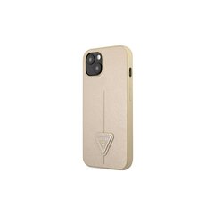 Guess чехол для iPhone 13 6,1" GUHCP13MPSATLE beige hard чехол Saffiano Triangle Logo цена и информация | Чехлы для телефонов | hansapost.ee