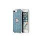 Guess case for iPhone 7 Plus / 8 Plus GUHCI8LPCUJULLB light blue hard case Jeans Collection hind ja info | Telefonide kaitsekaaned ja -ümbrised | hansapost.ee