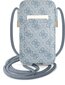 Guess PU 4G Metal Logo Pouch L Blue hind ja info | Telefonide kaitsekaaned ja -ümbrised | hansapost.ee