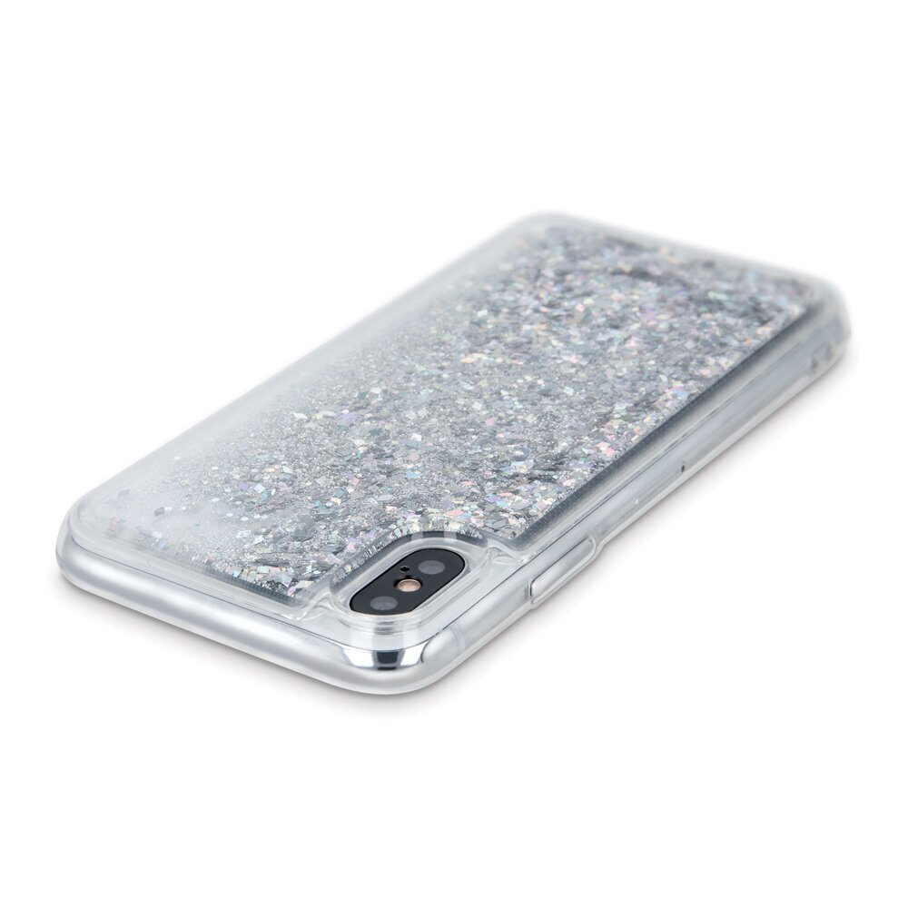 Liquid Sparkle TPU case for Samsung Galaxy A22 4G silver hind ja info | Telefonide kaitsekaaned ja -ümbrised | hansapost.ee