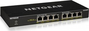 Kommutaator Netgear GS308PP-100EUS hind ja info | Võrgulülitid | hansapost.ee