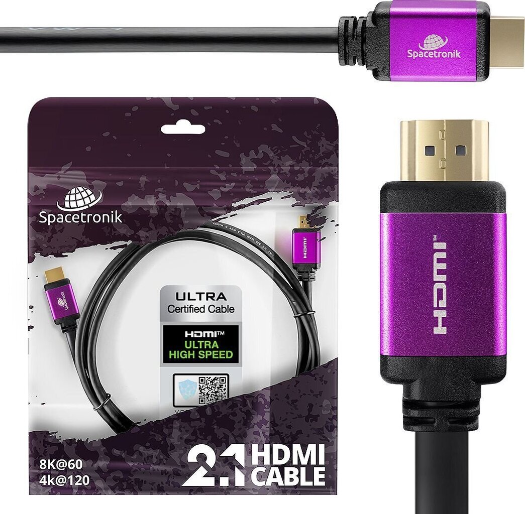 Spacetronik HDMI - HDMI 3m цена и информация | Juhtmed ja kaablid | hansapost.ee