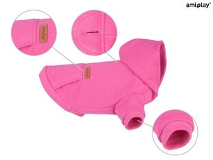 Amiplay джемпер с капюшоном Texas, XL, розовый цена и информация | Одежда для собак | hansapost.ee