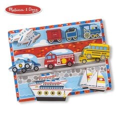 Пазл Транспортные средства Melissa & Doug цена и информация | Игрушки для малышей | hansapost.ee