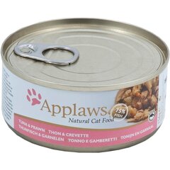Applaws с тунцом и креветками Cat Tuna Fillet with Prawn, 156 g цена и информация | Кошачьи консервы | hansapost.ee