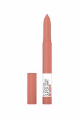 Помада Maybelline New York Super Stay Matte Ink Crayon, 95 Talk the Talk, 1,5 г цена и информация | Помады, бальзамы, блеск для губ | hansapost.ee