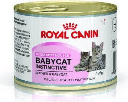 Royal Canin kassipoegadele ja imetavatele kassidele Babycat Instinctive, 195 g hind ja info | Kassikonservid | hansapost.ee
