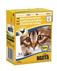 Konserv kassidele Bozita kana ja kalkunilihaga, 370 g hind ja info | Bozita Lemmikloomatarbed | hansapost.ee