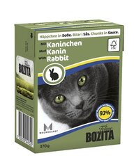 Konserv kassidele Bozita küülikulihaga, 370 g hind ja info | Bozita Lemmikloomatarbed | hansapost.ee