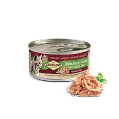 Carnilove Cat Chicken Duck & Pheasant konserv kassidele 100g hind ja info | Carnilove Lemmikloomatarbed | hansapost.ee