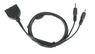 Gembird CC-MIC-1 Аудиокабель для наушников и микрофона (удлинитель) 1 м цена и информация | Кабели и провода | hansapost.ee