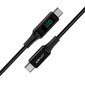 Acefast cable USB Type C - USB Type C 2m, 100W (20V / 5A) black (C6-03 Black) hind ja info | Mobiiltelefonide kaablid | hansapost.ee