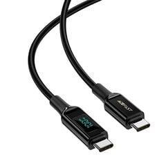 Acefast cable USB Type C - USB Type C 2m, 100W (20V / 5A) black (C6-03 Black) цена и информация | Acefast Телефоны и аксессуары | hansapost.ee