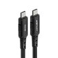 Acefast cable USB Type C - USB Type C 2m, 100W (20V / 5A) black (C4-03 Black) hind ja info | Mobiiltelefonide kaablid | hansapost.ee
