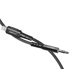 Acefast audio cable MFI Lightning - 3.5mm mini jack (male) 1.2m, AUX black (C1-06 black) hind ja info | Acefast Mobiiltelefonid ja lisatarvikud | hansapost.ee