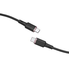 Acefast cable USB Type C - USB Type C 1.2m, 60W (20V / 3A) black (C2-03 black) цена и информация | Acefast Телефоны и аксессуары | hansapost.ee