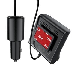 Acefast car charger 90W USB Type C / 3x USB / cigarette lighter socket, PPS, PD3.0, QC3.0, AFC, FCP charging station black (B8 black) цена и информация | Acefast Телефоны и аксессуары | hansapost.ee
