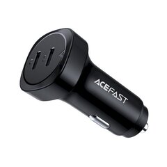Автомобильное зарядное устройство Acefast 72 Вт, 2x USB Type C, PPS, Power Delivery, Quick Charge 3.0, AFC, FCP (B2 черный) цена и информация | Acefast Телефоны и аксессуары | hansapost.ee