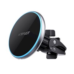 Acefast Qi Wireless Car Charger with MagSafe 15W Magnetic Phone Holder on the Ventilation Grille Black (D3 black) hind ja info | Telefonihoidjad | hansapost.ee