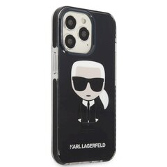 Karl Lagerfeld TPE Full Body Ikonik Case for iPhone 13 Pro Max Black hind ja info | Telefonide kaitsekaaned ja -ümbrised | hansapost.ee