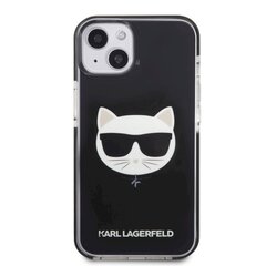 Karl Lagerfeld TPE Choupette Head Case for iPhone 13 mini Black hind ja info | Telefonide kaitsekaaned ja -ümbrised | hansapost.ee