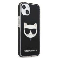 Karl Lagerfeld TPE Choupette Head Case for iPhone 13 mini Black hind ja info | Telefonide kaitsekaaned ja -ümbrised | hansapost.ee