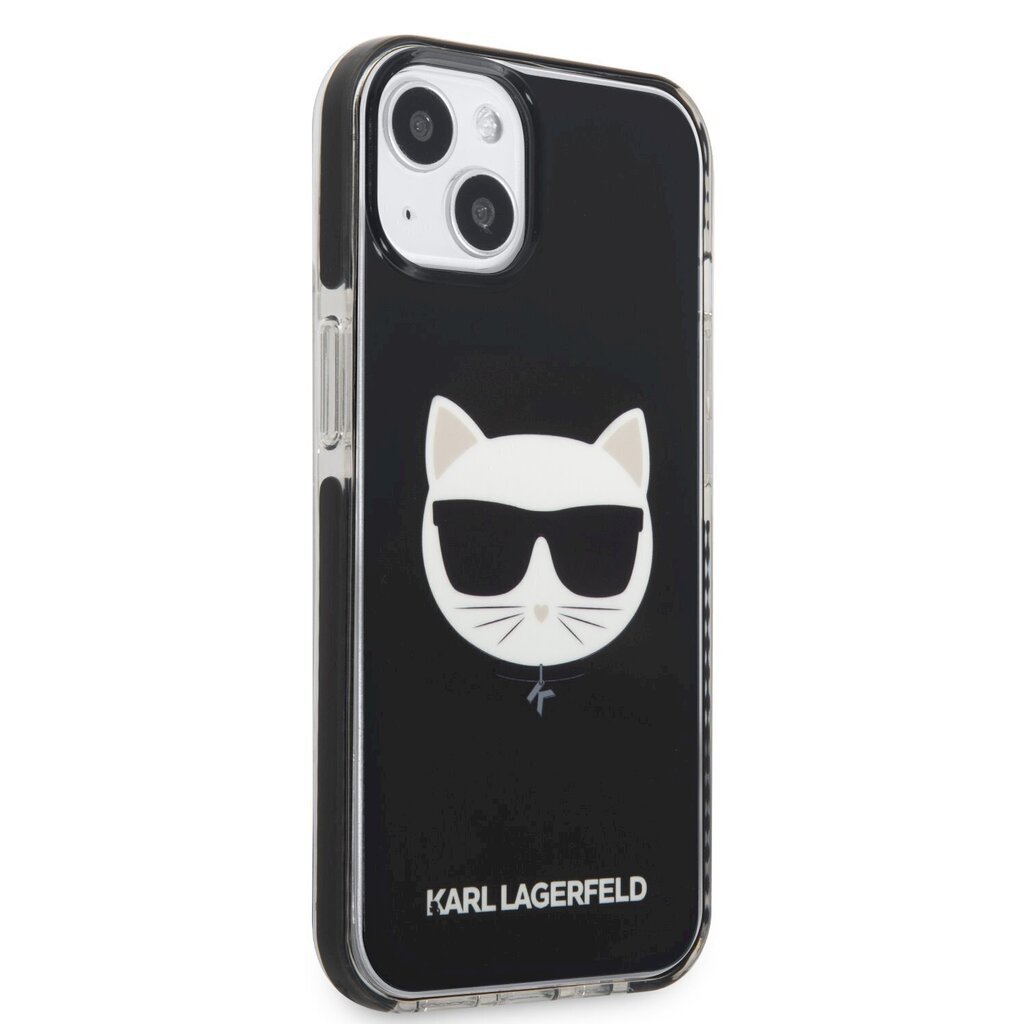 Karl Lagerfeld TPE Choupette Head Case for iPhone 13 mini Black цена и информация | Telefonide kaitsekaaned ja -ümbrised | hansapost.ee