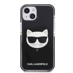 Karl Lagerfeld TPE Choupette Head Case for iPhone 13 Black hind ja info | Telefonide kaitsekaaned ja -ümbrised | hansapost.ee
