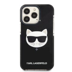 Karl Lagerfeld TPE Choupette Head Case for iPhone 13 Pro Max Black hind ja info | Telefonide kaitsekaaned ja -ümbrised | hansapost.ee