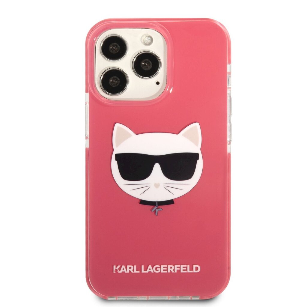 Karl Lagerfeld TPE Choupette Head Case for iPhone 13 Pro Fuchsia цена и информация | Telefonide kaitsekaaned ja -ümbrised | hansapost.ee