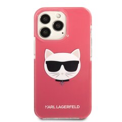 Karl Lagerfeld TPE Choupette Head чехол для iPhone 13 Pro Max Fuchsia цена и информация | Чехлы для телефонов | hansapost.ee