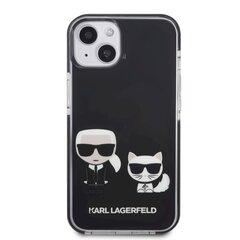 Karl Lagerfeld TPE Karl and Choupette чехол для iPhone 13 mini черный цена и информация | Чехлы для телефонов | hansapost.ee