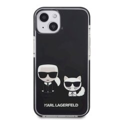 Karl Lagerfeld TPE Karl and Choupette чехол для iPhone 13 черный цена и информация | Чехлы для телефонов | hansapost.ee