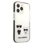 Karl Lagerfeld TPE Karl and Choupette Case for iPhone 13 Pro White hind ja info | Telefonide kaitsekaaned ja -ümbrised | hansapost.ee