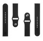Tactical 631 Silicone Band for Huawei Watch GT 2e/GT2 46mm Black hind ja info | Nutikellade aksessuaarid ja tarvikud | hansapost.ee