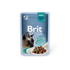 Konserv kassidele Brit Premium Cat Delicate Turkey in Beef 85gx24 tk hind ja info | Kassikonservid | hansapost.ee