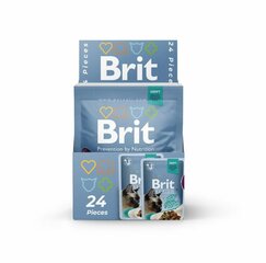 Brit Premium Cat Delicate консервы для кошек в мешке Beef in gravy 85xг 24шт цена и информация | Brit Premium Товары для животных | hansapost.ee