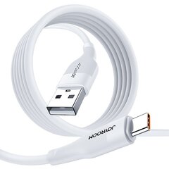 Joyroom USB cable - USB Type C for fast charging / data transmission 6A 1m white (S-1060M12) цена и информация | Кабели для телефонов | hansapost.ee