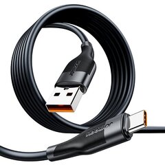Joyroom USB cable - USB Type C for fast charging / data transmission 6A 1m black (S-1060M12) цена и информация | Кабели для телефонов | hansapost.ee