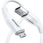 Joyroom USB cable - micro USB charging / data transmission 3A 1m white (S-1030M12) hind ja info | Mobiiltelefonide kaablid | hansapost.ee