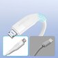 Joyroom USB cable - micro USB charging / data transmission 3A 1m white (S-1030M12) hind ja info | Mobiiltelefonide kaablid | hansapost.ee