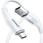 Joyroom USB cable - USB Type C for charging / data transmission 3A 1m white (S-1030M12) цена и информация | Mobiiltelefonide kaablid | hansapost.ee