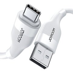 Joyroom USB cable - USB Type C for charging / data transmission 3A 1m white (S-1030M12) цена и информация | Borofone 43757-uniw | hansapost.ee