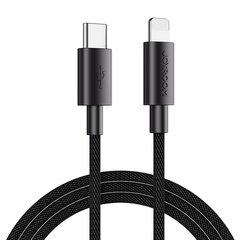 Joyroom Durable USB Type C Cable - Lightning Fast Charging / Data Transfer 20W 2m Black (S-2024M13) hind ja info | Mobiiltelefonide kaablid | hansapost.ee