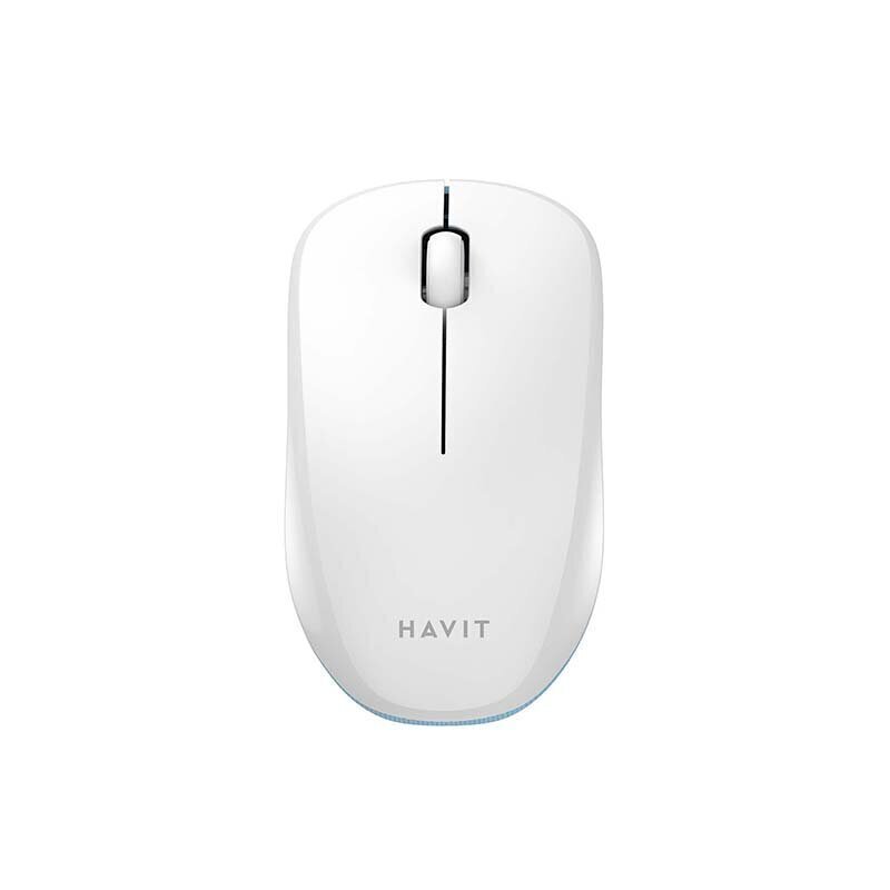 Havit MS66GT-WB universal wireless mouse (white&blue) цена и информация | Arvutihiired | hansapost.ee