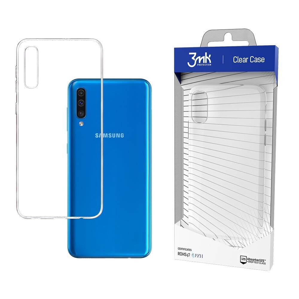Samsung Galaxy A50/A30s/A50s - 3mk Clear Case hind ja info | Telefonide kaitsekaaned ja -ümbrised | hansapost.ee