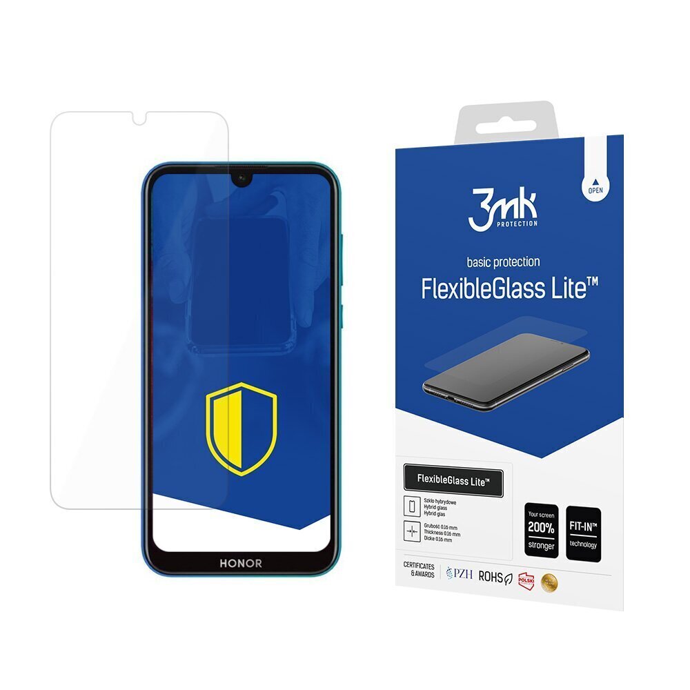Honor 8s 2020 - 3mk FlexibleGlass Lite™ screen protector hind ja info | Ekraani kaitseklaasid ja kaitsekiled | hansapost.ee