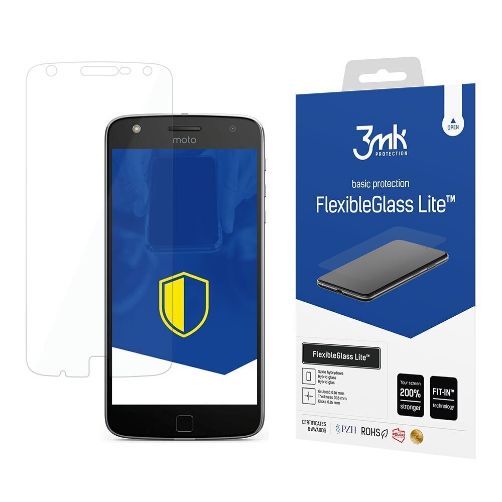 Lenovo Moto Z Play - 3mk FlexibleGlass Lite™ screen protector hind ja info | Ekraani kaitseklaasid ja kaitsekiled | hansapost.ee