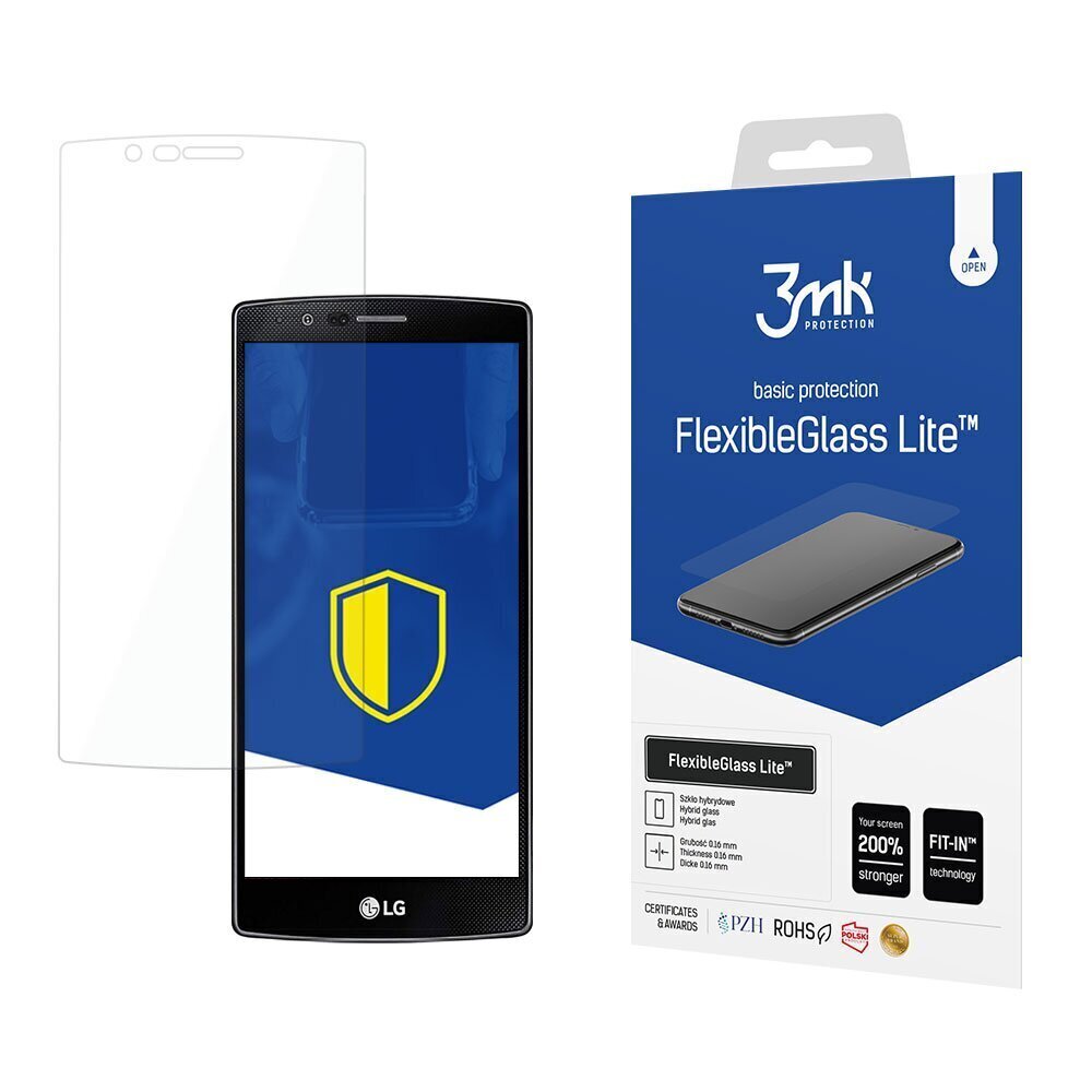 LG G4 - 3mk FlexibleGlass Lite™ screen protector hind ja info | Ekraani kaitseklaasid ja kaitsekiled | hansapost.ee
