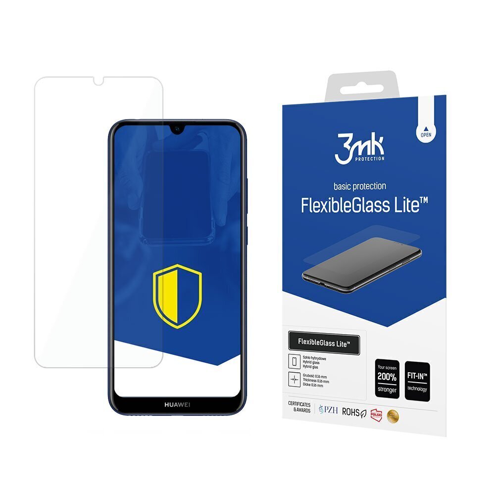 Huawei Y6s - 3mk FlexibleGlass Lite™ screen protector hind ja info | Ekraani kaitseklaasid ja kaitsekiled | hansapost.ee
